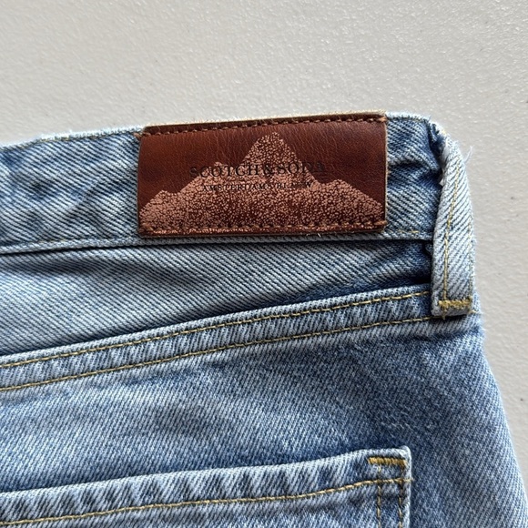 Scotch & Soda Maison Scotch “Bandit” Boyfriend Jeans Light Wash Tapered Leg - Picture 6 of 16